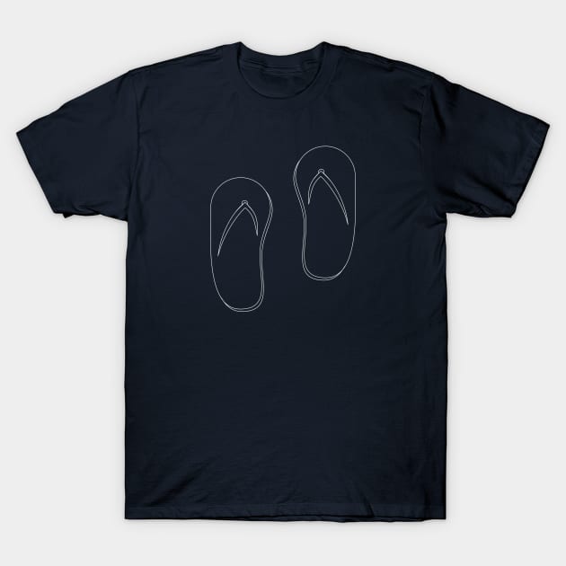 Flip Flops T-Shirt by THP Creative